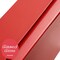 ift Box 13x9.7x3.4 Inches, Large Red Gift Box with Lid for Presents, Mom Day Magnetic Shirt Gift Boxes for Clothes (Glossy Metallic Red, Dot Design Inside)
